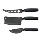 Soffritto 3 Piece Antibacterial Stainless Steel Cheese Knife Set