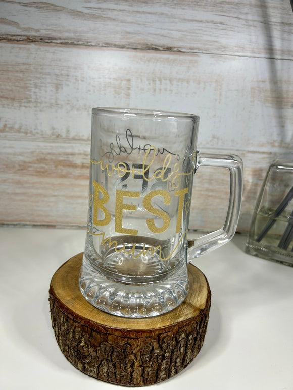 Beer Stein Glass - Personalised