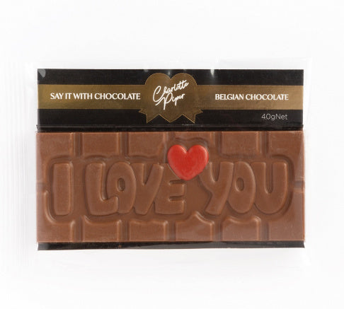 Charlotte Piper I LOVE YOU Milk Chocolate 40g