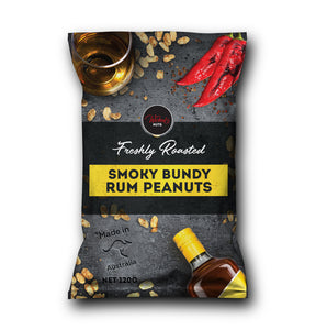 Wicked Nuts Smokey Spiced Rum Peanuts 120g